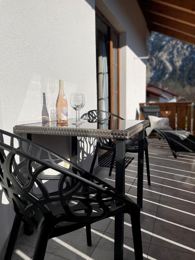Das Bergquartier - Ferienwohnung Zugspitze Oberau  Exteriör bild