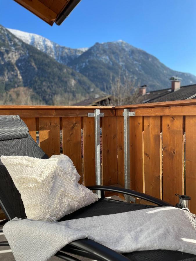 Das Bergquartier - Ferienwohnung Zugspitze Oberau  Exteriör bild